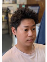 キングマンバーバー 田町店(KING MAN BARBER) スパイキーパーマ