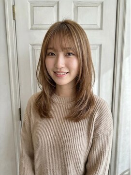 アロマ ヘアー ルーム 新宿店(AROMA hair room) イメチェン/ブリーチ/ダブルカラー/顔周りレイヤーカット/新宿