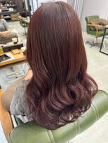 ヘアー アンド ビューティー ザ エフ 西尾店(Hair Beauty the F)&nbsp;赤系カラー　ブリーチなし