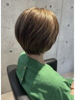 リラステラ(Re.laSTELLA)&nbsp;白髪ぼかしカラーブリーチなしミルクティグレージュショート