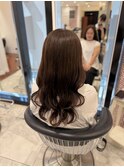 コテ巻き風パーマデジタルパーマ前髪パーマ韓国ヘア