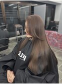 ダークパープルナチュラルショート夏のヘアアレンジ原宿