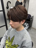 エミュ(Aimu.) 韓国風カルマヘアニュアンスパーマ毛流れツーブロックマッシュ♪
