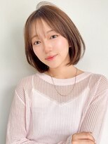 ファナ(fha-na) ☆切りっぱなしボブ 韓国風ミディアムレイヤー☆イメチェン