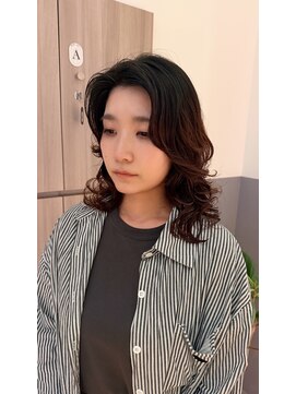 ブッシュ ユメリア徳重店(BUSH) 【副店長 一木】ミディアムパーマ