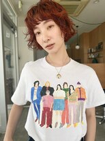 パークホワイト 代官山(PARK White) ゆるふわボブパーマブリーチ無しダブルカラー