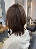 清瀬で叶うセミロングアッシュブラウン