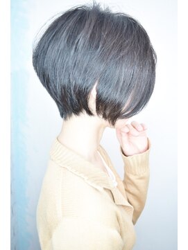 ラウンジ モリオ イケブクロ(Lounge MORIO Ikebukuro) 【morio池袋】人気の髪型 大人かわいい黒髪とろみモードショート