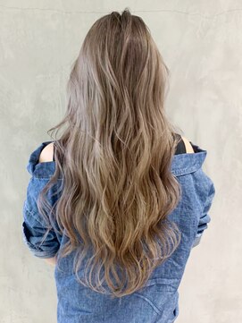 アイティー バイ アルバム 浦和店(IT by ALBUM) ハイライトグレージュ_ココアブラウンフリンジウェーブ_ba297271