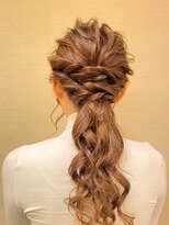 セットサロンフレア&nbsp;ヘアセット/ボブルフ/ショコラベージュ/カール/ベビーバング