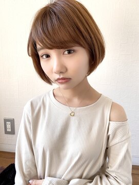 サングース(Sungoose) 【サングース東海林】大人色っぽミニボブ×ツヤ感ブラウン