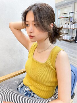 ジーナ 名駅(XENA.) 《xena/中島》韓国式☆顔まわりカット×グレージュ