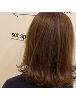 ヘアブランコブランコ 横浜(hair blanco_blanco)&nbsp;ボブルフ/艶ボルドー/こなれハイトーン/プレミアムカラー[横浜]