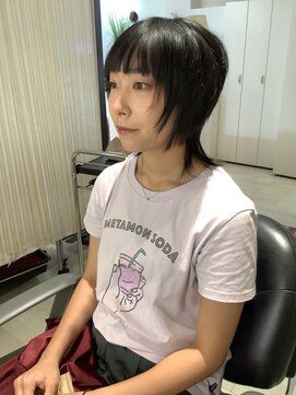森岡美容室 ウルフカット