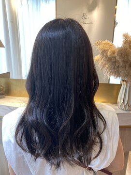 アンド ラ ブランシュ(&.La Blanche) モテ髪カタログ/セクションカラー/グラデーションカラー/大宮