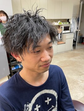 アルモニー ヘアー(Harmonie Hair) メンズカット×ツイストスパイラルスタイル