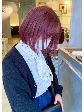 ロジェ(loje) 【loje】ぷつボブ＊カシスピンク