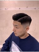 サイドパートスキンフェードショートF