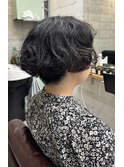 刈り上げツーブロックマッシュパーマ