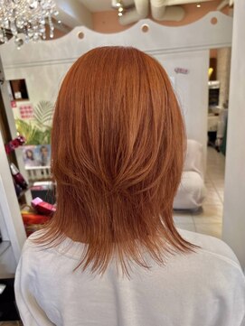 フレイストート(Frais Tout) アプリコットベージュ　ブリーチ　学割　酸性ストレート