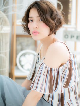 モッズヘア 越谷(mod's hair) くせ毛風ニュアンスバレイヤージュウルフボブc5越谷30代40代50代