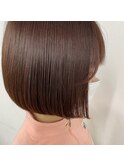 まるっとボブ×レッドブラウン