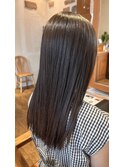 ブリーチなし透明感グレージュカラー