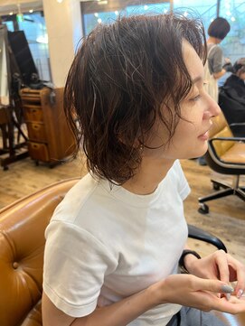 テテコケット(tete coquette) 『30代から60代』ニュアンスパーマとカジュアルボブ