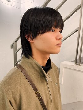 スー 渋谷(suu) マッシュウルフストレートパーマくびれショート