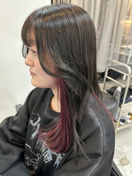 キャンバスアニュー 川崎(canvas anew.) 可愛い顔まわりレイヤー イヤリングカラーレッド/川崎