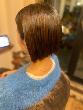 スノードロップ(SNOW DROP) 40代50代ショートボブ×ナチュラルブラック