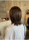 ボブに/メンテナンスカット/アッシュ系カラー
