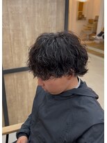 メンズギフト(men's GIFT)&nbsp;ツーブロックツイストスパイラルパーマメンズマッシュウルフ