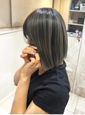 バレイヤージュ/ボブ/切りっぱなし