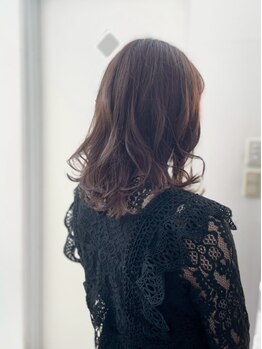 ビューティーサロン スター(Beauty salon STAR)の写真/人気の《ストカール》根本ストパーで毛先はパーマ◎デザインにもこだわる新感覚ストレート★