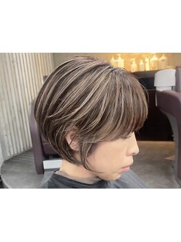 【理想のショート叶います】髪質改善と縮毛矯正を組み合わせた髪質改善縮毛矯正で自然な丸みに〔相模大野〕