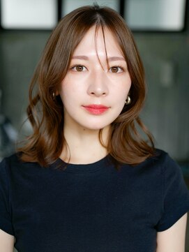 レノラ 本町(LENORA) ☆ホワイトグレージュミニウルフデジタルパーマチェリーブラウン