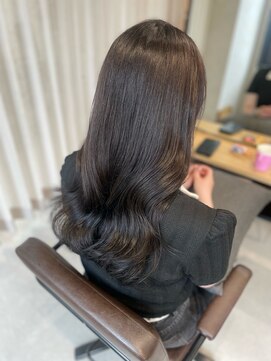 フィエルウメダ(Fier umeda) 髪質改善◎透明感暗髪グレージュ◎