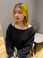 ジルバイジアン(JILL by GIEN)&nbsp;ミディアムレイヤー/デザインカラー/イエロー