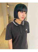 《NIKO》ぱつっとボブ☆に一癖つけたデザインカラー/天神大名
