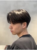 センターパート×曲がる縮毛矯正で毎日を楽に◎