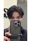 ストレートセンターパート/縮毛矯正/ナチュラル縮毛矯正