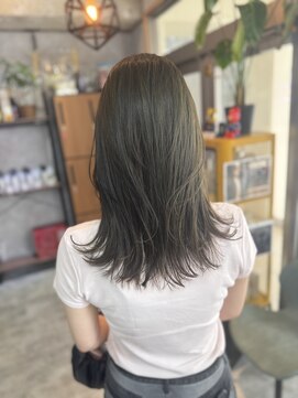 シールドヘアー 沖縄 新都心(C'LD Hair) オリーブグレージュ*ミディアム/ニュアンスレイヤー