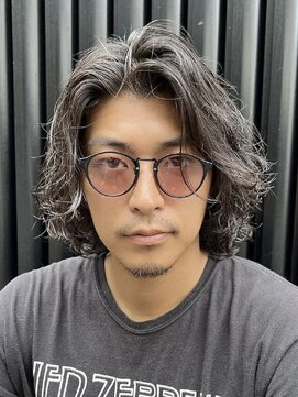 フィフス 大分(fifth) 大分メンズミディアムボブロングツイストスパイラルパーマ