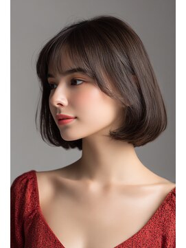 ロッソ ヘアアンドスパ 谷塚店(Rosso Hair&SPA) 水平ボブ