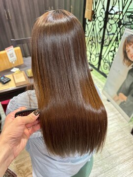 マイ ヘア デザイン 岡崎(MY hair design) 大人可愛い愛されツヤ髪ロング＊マロンブラウン＊20代