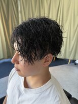 バーバーコモンズ(BARBER COMMONS)&nbsp;センターパート＋ツイストスパイラル