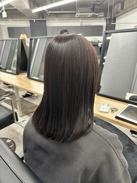 ナチュラルブラウンニュアンスカラー暖色カラー