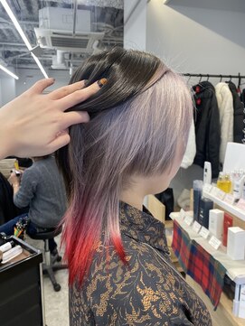 《inner》silver×red 