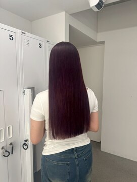 イロウ 山口どうもん店(IROW) ダブルカラー/切りっぱなし/ダークアッシュ/ブリーチなし